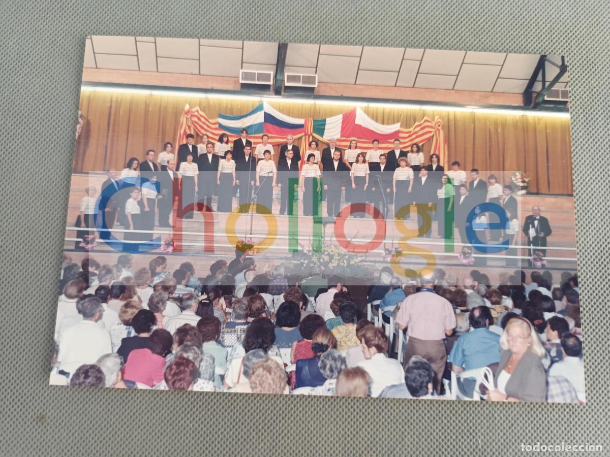 Fotograf&iacute;a antigua: Polifonica de Puig Reig fotografia original festival cant coral 1996