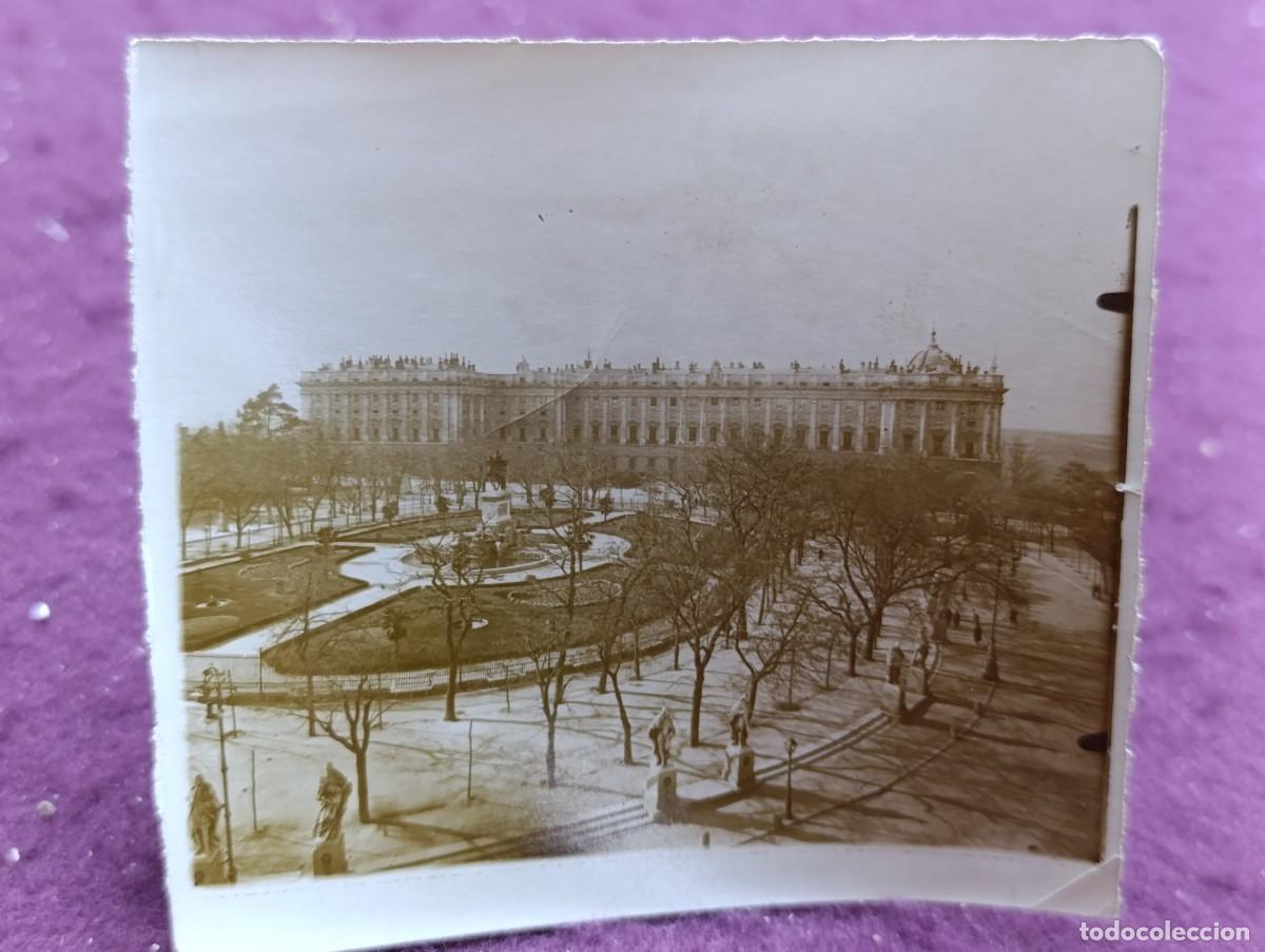 Fotograf&iacute;a antigua: Antigua Fotograf&iacute;a en b/n o sepia, Palacio Real, Madrid, de archivo, 1931, Nacional, sello al dorso