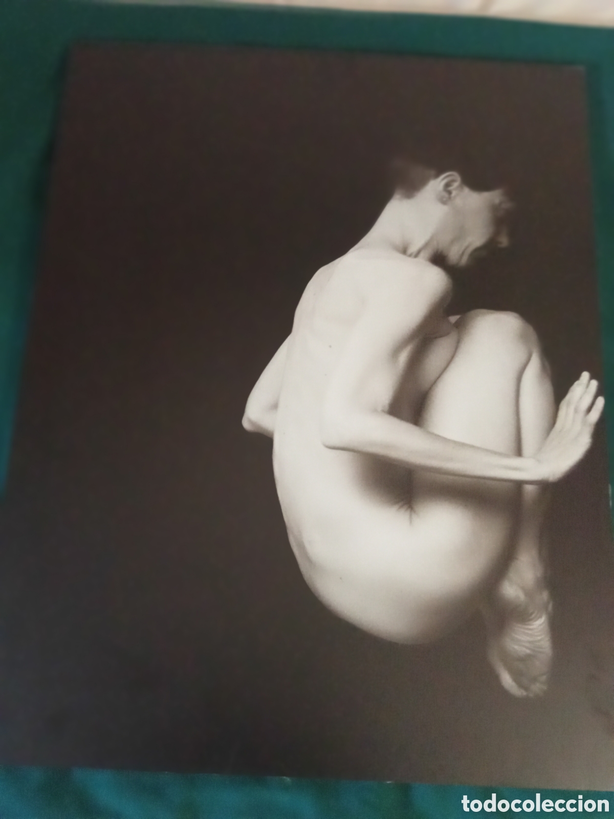 Fotograf&iacute;a antigua: Desnudo femenino. Fotograf&iacute;a sobre DMI 45x60. Autor desconocido