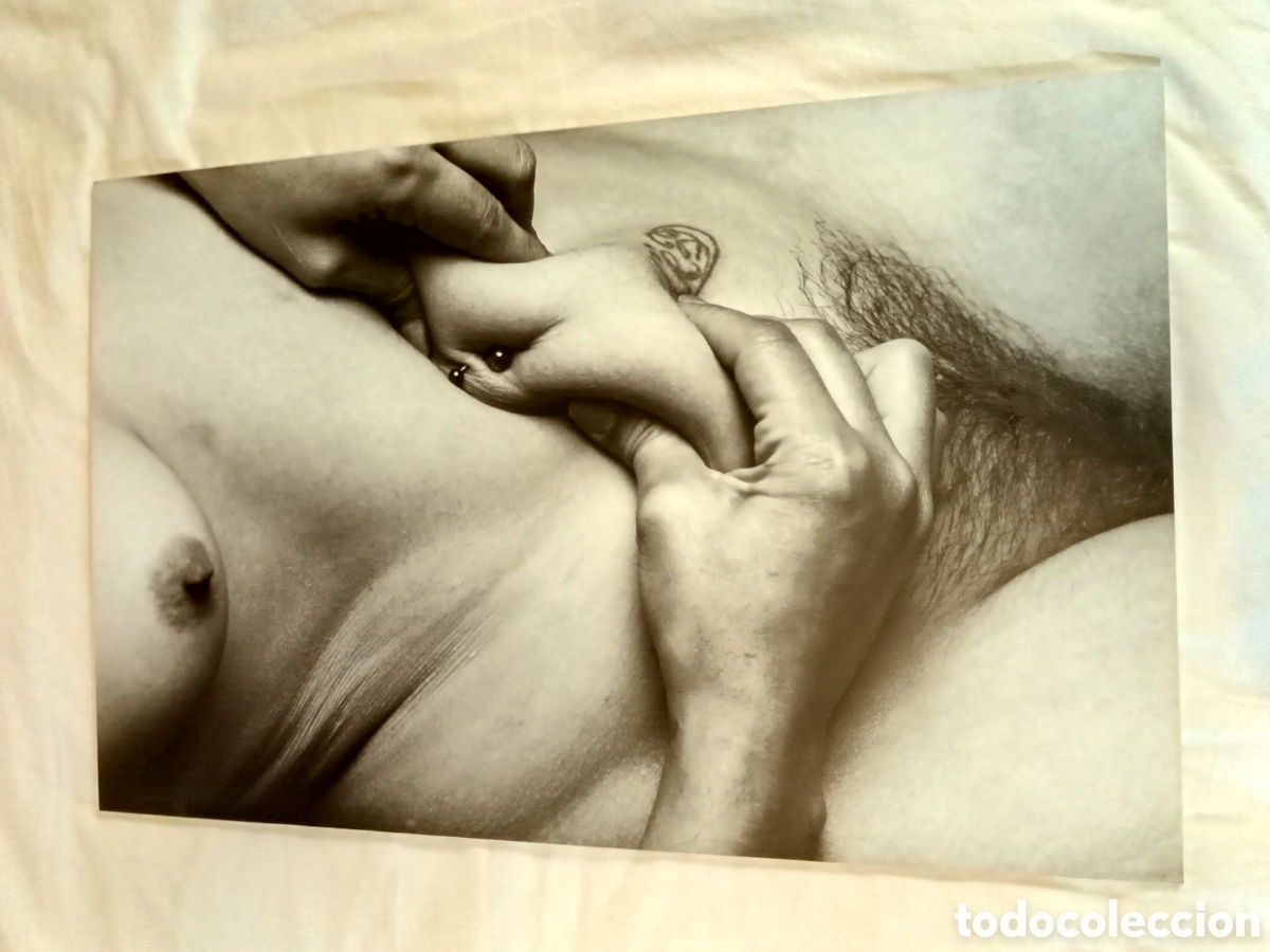 Fotograf&iacute;a antigua: Desnudo femenino sobre DMI Autor desconocido. 60x38