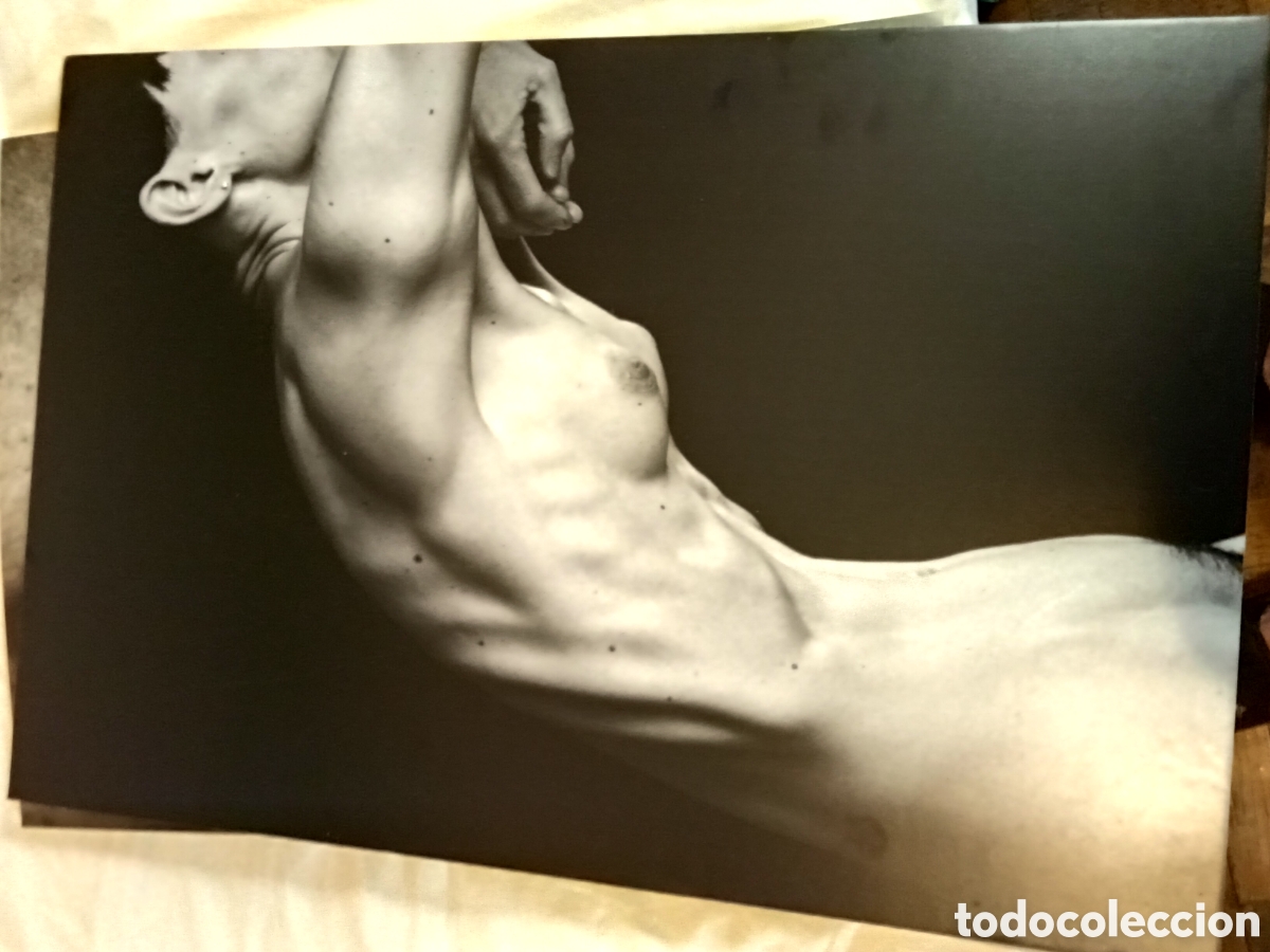 Fotograf&iacute;a antigua: Desnudo femenino sobre DMI Autor desconocido 70x48