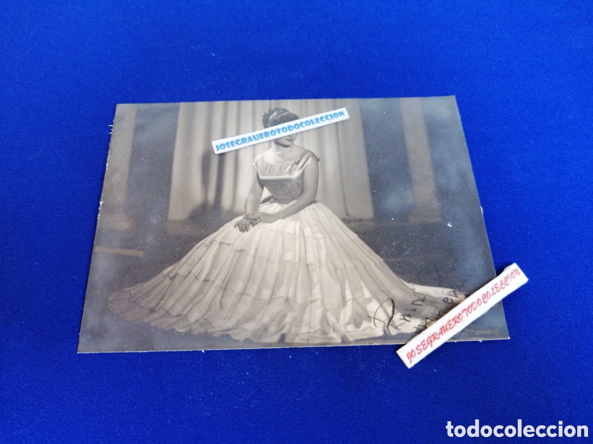 Fotograf&iacute;a antigua: MODEL POSANDO TRAJE DE GALA FOTOGRAF&Iacute;A ANTIGUA SIGLO PASADO