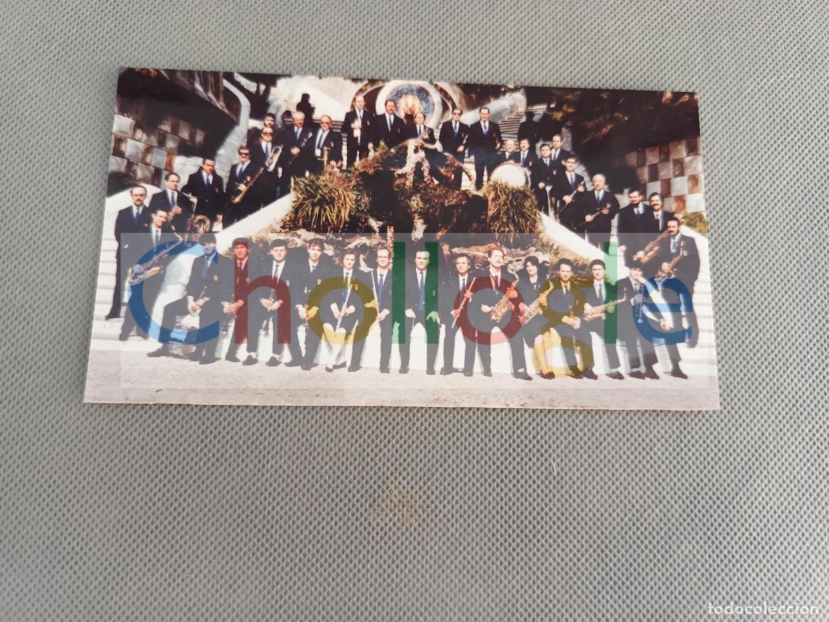 Fotograf&iacute;a antigua: musica Banda Pare Ma&ntilde;anet a&ntilde;os 80 fotograf&iacute;a original