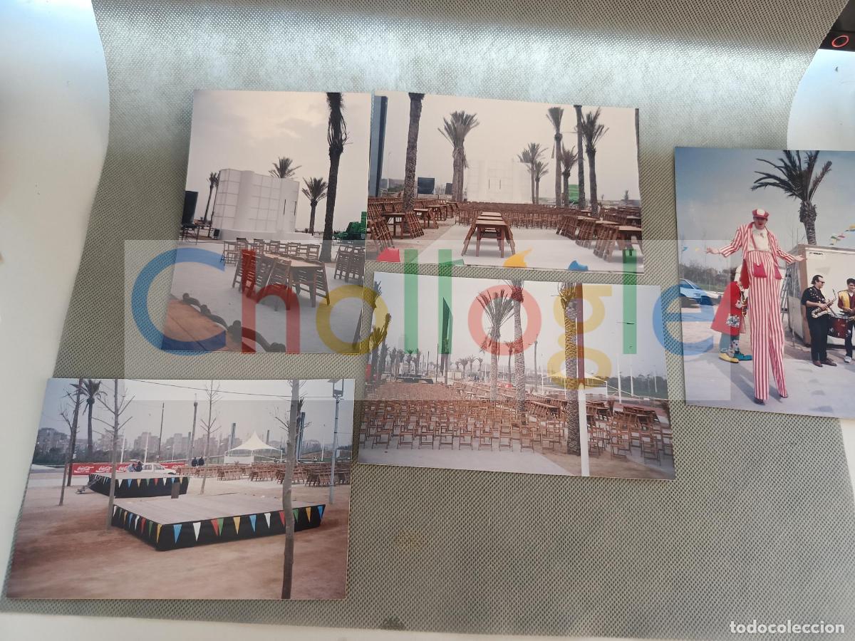 Fotograf&iacute;a antigua: MITING PSC EN PLAYA DE LA MARBELLA BARCELONA FOTOGRAFIAS ORIGINALES