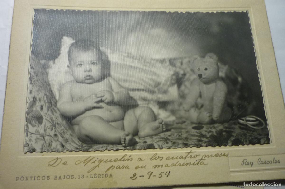 Fotograf&iacute;a antigua: foto estudio ni&ntilde;o.- rey cascales lerida cm