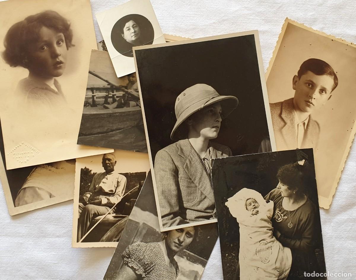 Fotograf&iacute;a antigua: Fotograf&iacute;as antiguas de &eacute;poca, retratos, estudios fotogr&aacute;ficos, a&ntilde;os 20-50, juego de 16