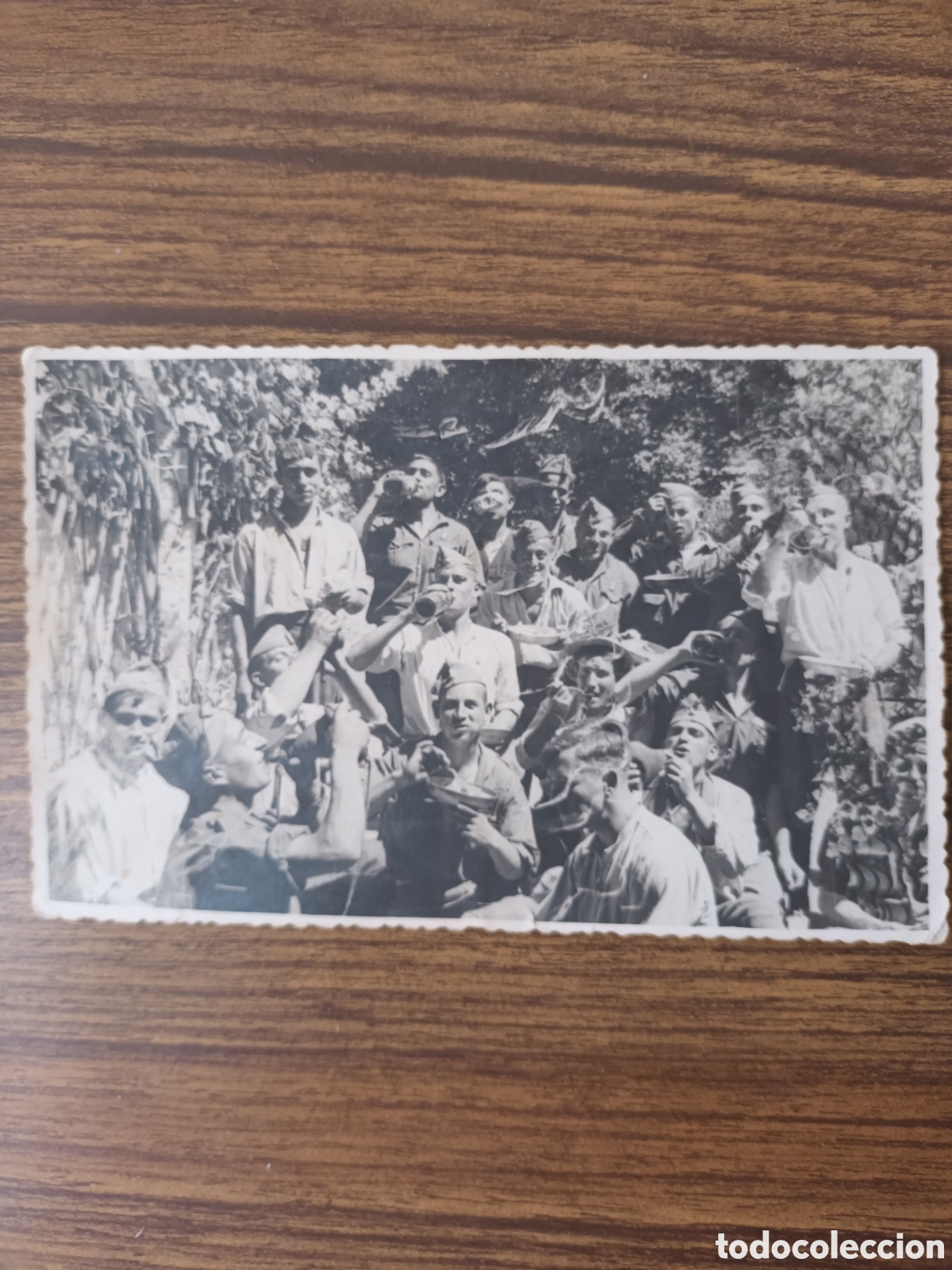 Fotograf&iacute;a antigua: GUERRA CIVIL. BATERIA LIGERA 14 DEL CAPITAN VIDAL. VER FOTOS