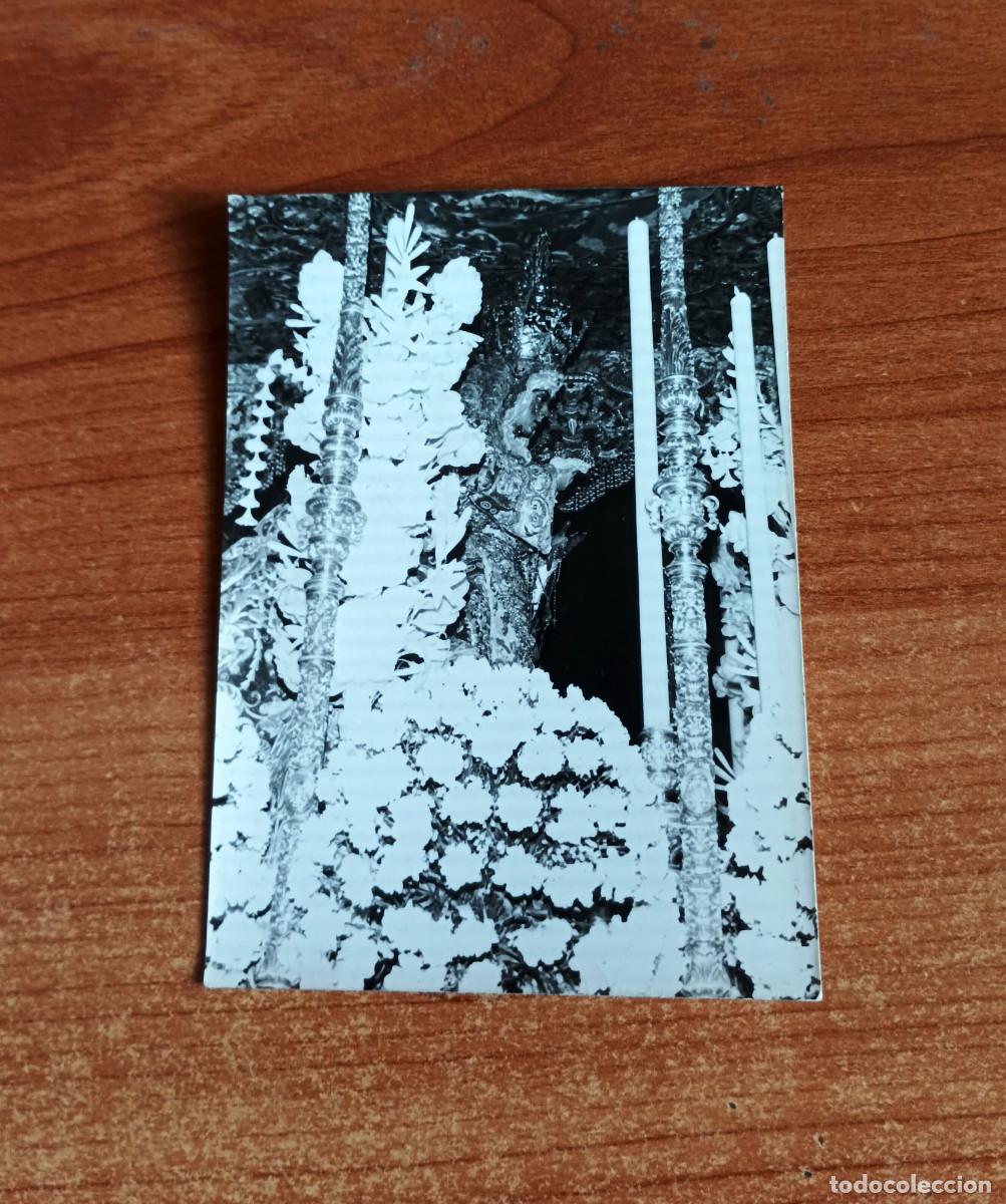 Fotograf&iacute;a antigua: Antigua fotograf&iacute;a en blanco y negro de La Macarena, Semana Santa Sevilla, a&ntilde;os 50/60