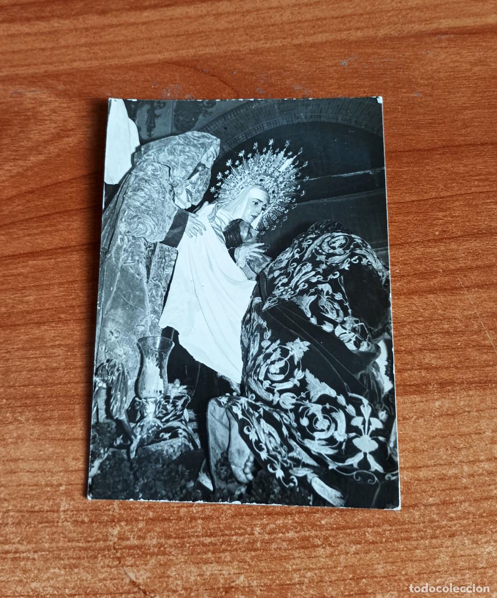 Fotograf&iacute;a antigua: Antigua fotograf&iacute;a en blanco y negro de La Mortaja, Semana Santa Sevilla, a&ntilde;os 50/60