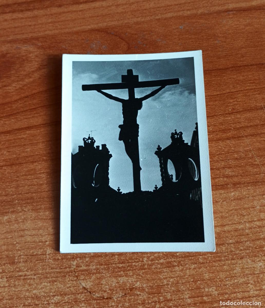 Fotograf&iacute;a antigua: Antigua fotograf&iacute;a - Paso de Cristo Hermandad de Los Negritos - Semana Santa Sevilla - A&ntilde;os 50 o 60