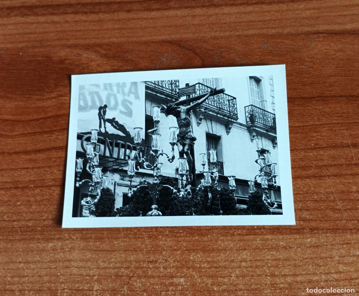 Fotograf&iacute;a antigua: Antigua fotograf&iacute;a - Paso de Cristo Hermandad de San Bernardo - Semana Santa Sevilla - A&ntilde;os 50 o 60