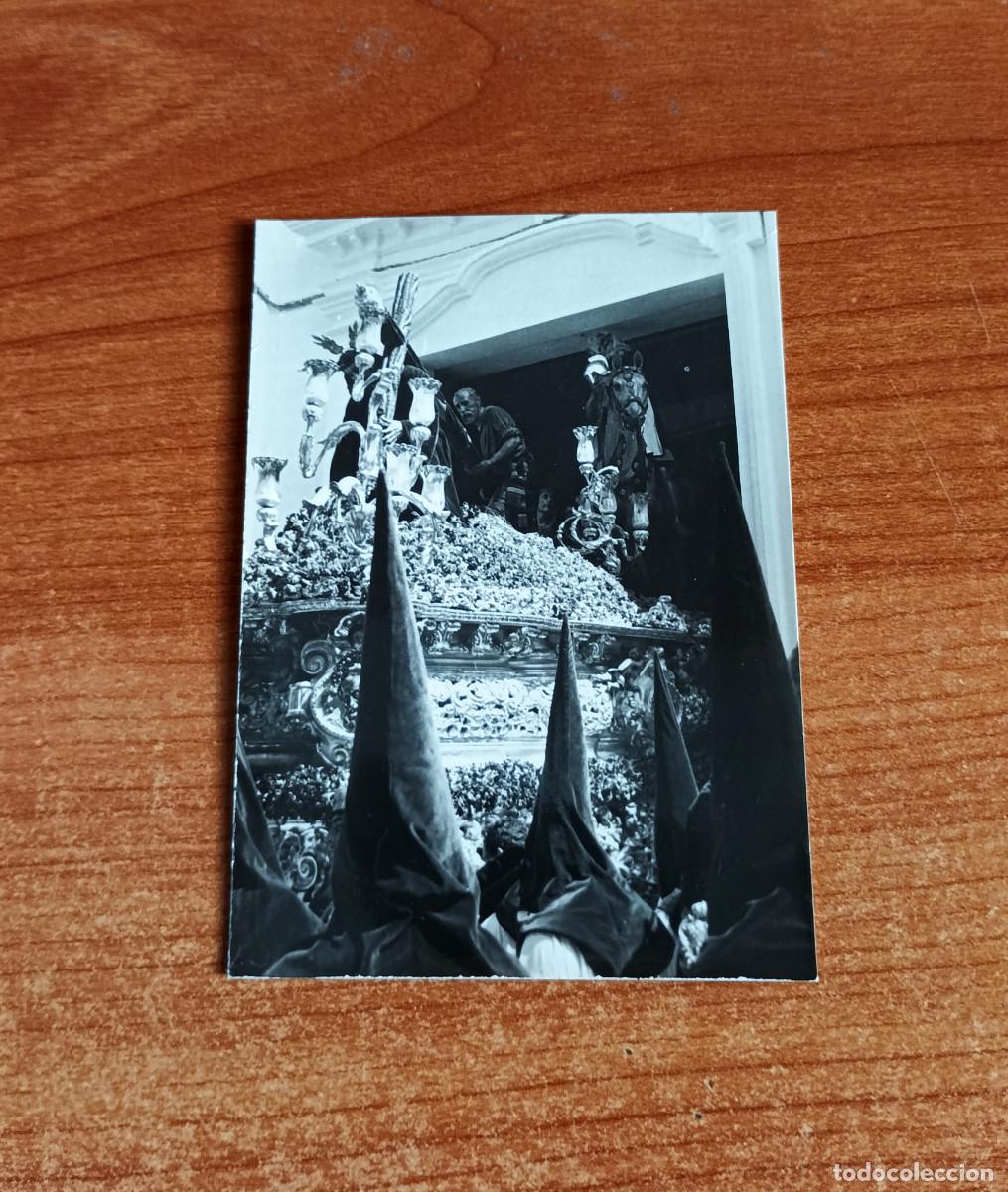 Fotograf&iacute;a antigua: Antigua fotograf&iacute;a - Paso de Cristo Hermandad Esperanza de Triana - Semana Santa Sevilla - A&ntilde;o 50/60