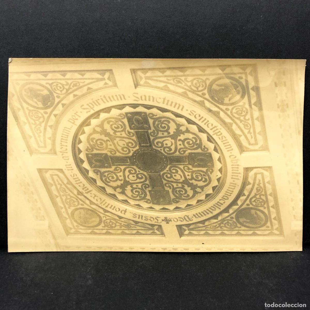 Fotograf&iacute;a antigua: PRECIOSA FOTOGRAF&Iacute;A - PINTURAS DE UNA IGLESIA DEL PIRINEO CATAL&Aacute;N - EXCURCIONISMO C. 1900 / 3405