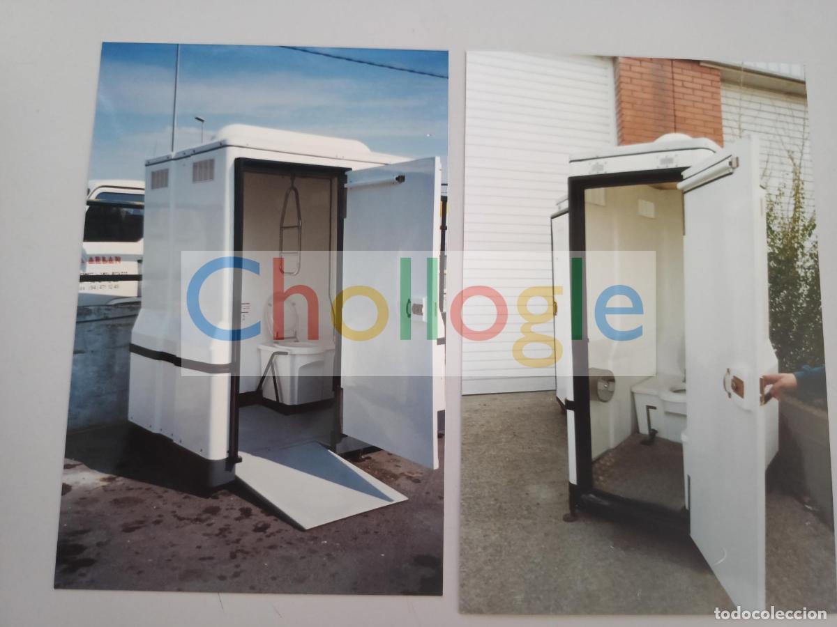 Fotograf&iacute;a antigua: Fotos originales antiguas cabinas sanitarias qu&iacute;micas