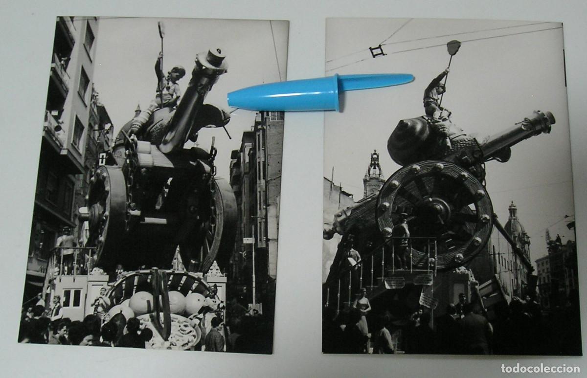 Fotograf&iacute;a antigua: FALLA FALLAS DE VALENCIA LOTE 2 FOTO FOTOGRAFIA FALLA SAN VICENTE FALANGISTA ESTEVE 1964 (26-8)