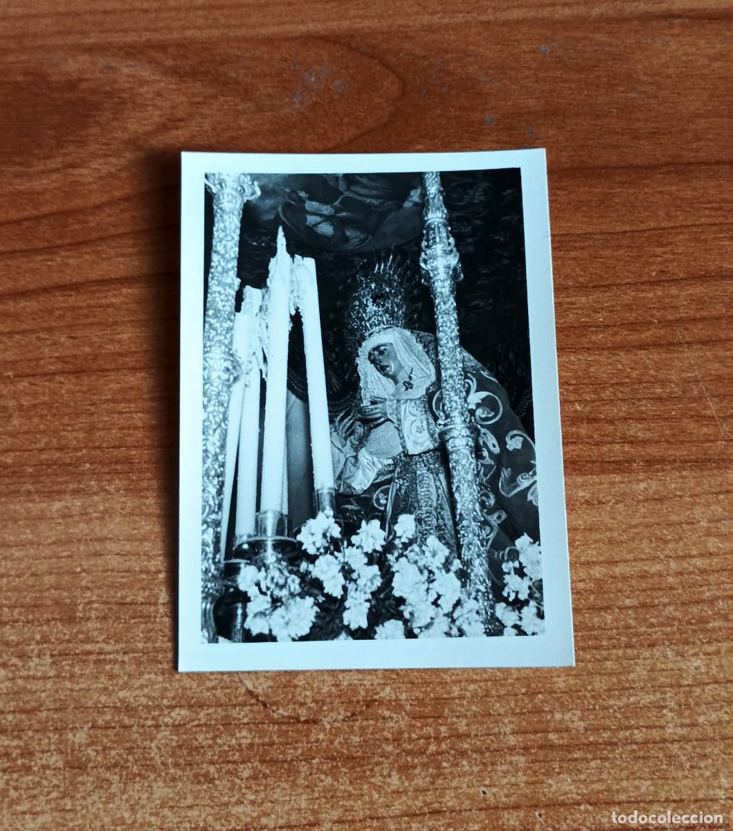 Fotograf&iacute;a antigua: Antigua fotograf&iacute;a - Paso de palio Hermandad de San Benito - Semana Santa Sevilla - A&ntilde;os 50/60