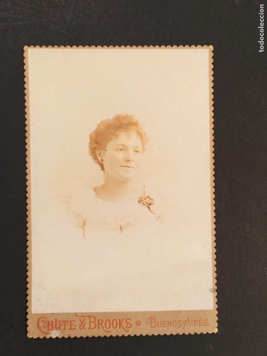 Antique Photography: MARGARITA DESCHAMPS - FOTO CHUTE & BROOKS , BUENOS AIRES - FOTOGRAFIA ANTIGUA -(K-16.007)