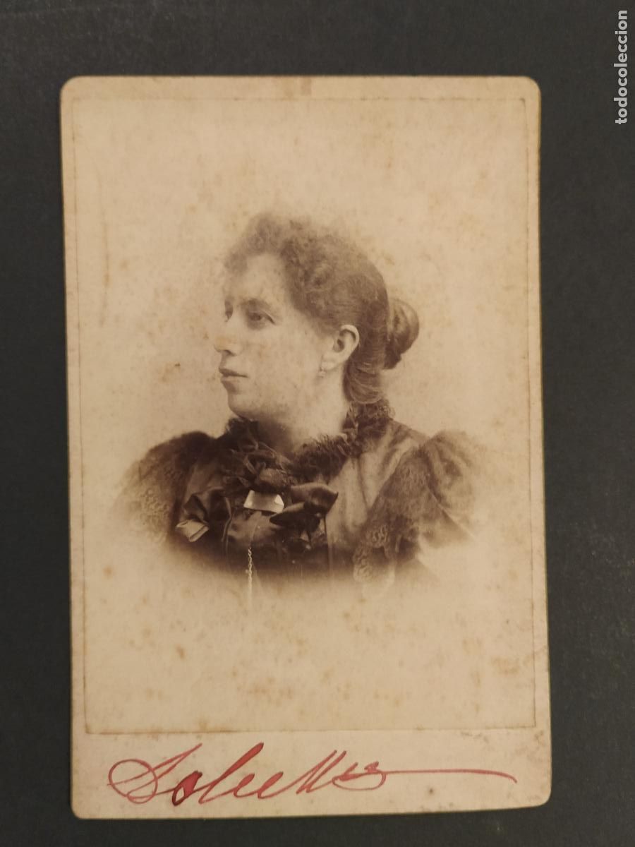 Antique Photography: EUGENIA - FOTO DOLCE HERMANOS , MONTEVIDEO - FOTOGRAFIA ANTIGUA -(K-16.008)
