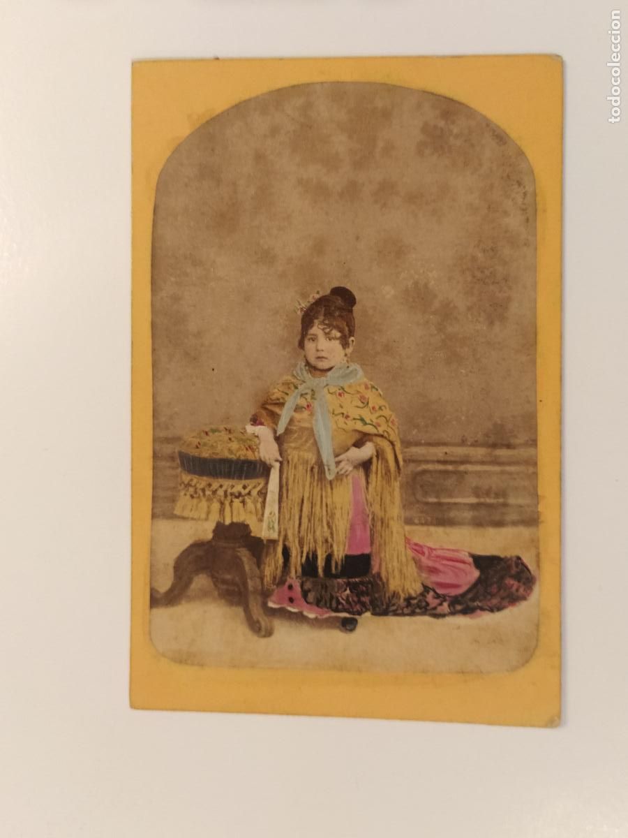 Fotograf&iacute;a antigua: NI&Ntilde;A CON VESTIDO TRADICIONAL - ZARAGOZA - FOTO V. VILLAS - FOTOGRAFIA ANTIGUA (116.460)
