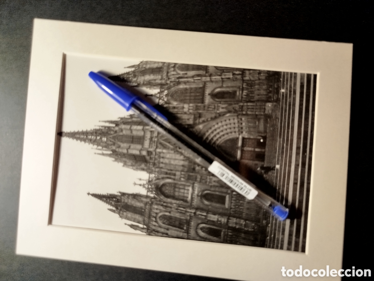 Fotograf&iacute;a antigua: Foto retro catedral de Barcelona