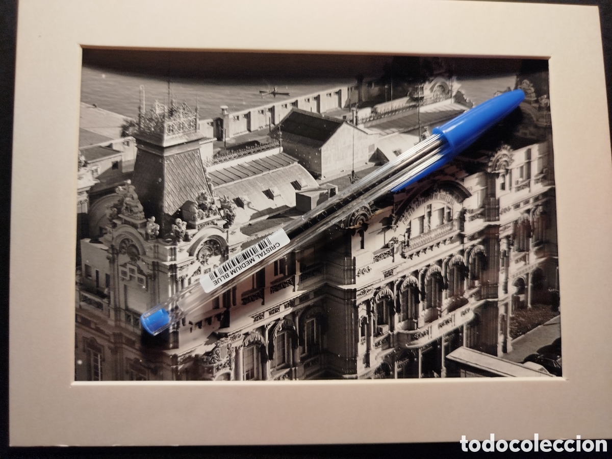 Fotograf&iacute;a antigua: Foto retro puerto de Barcelona