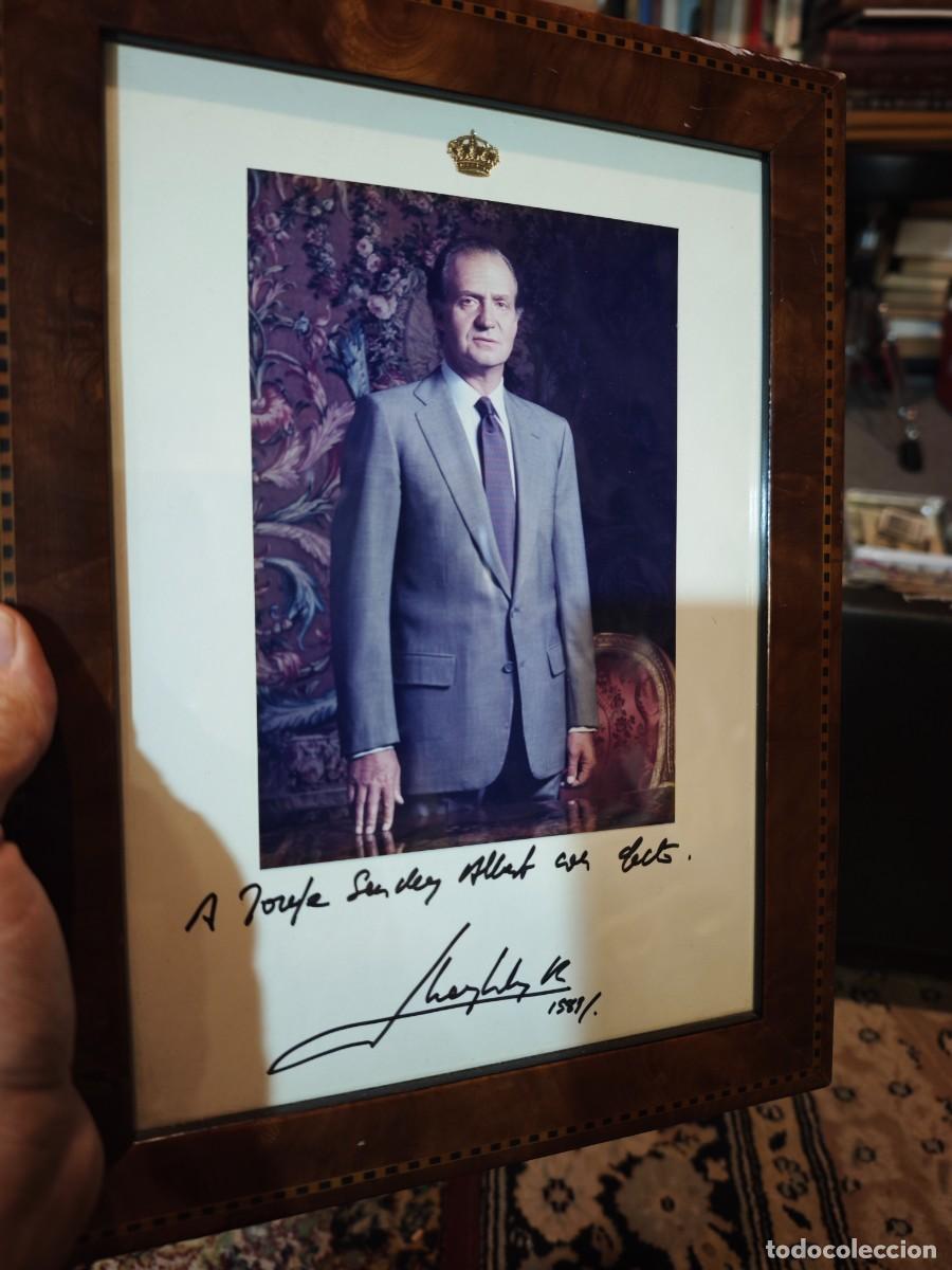 Fotograf&iacute;a antigua: Cuadro Retrato Oficial Rey Juan Carlos I - Firma Alberto Schommer