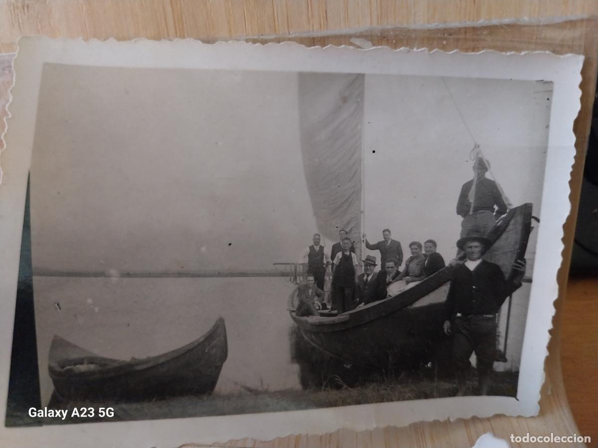 Fotograf&iacute;a antigua: BARCO A VELA FOTO FAMILIAR A&Ntilde;O JUN 1940 6X8.5CMS *