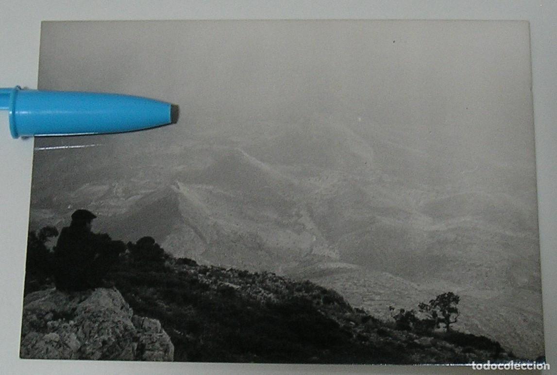 Fotograf&iacute;a antigua: ANTIGUA FOTO FOTOGRAFIA DEL PUIG CAMPANA CUBIERTO POR NUBES A&Ntilde;O 1964 (26-8)