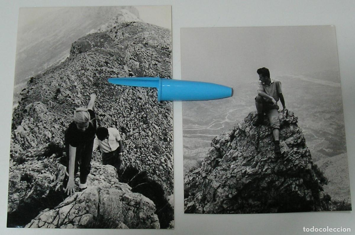 Fotograf&iacute;a antigua: ANTIGUA FOTO FOTOGRAFIA SIERRA DE BERNIA , LOTE DE 2 FOTOS A&Ntilde;O 1964 (26-8)