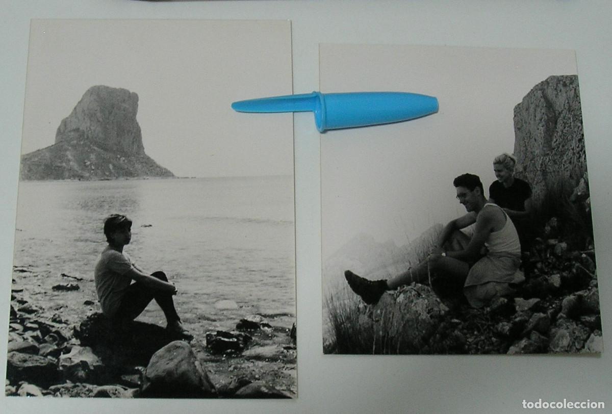 Fotograf&iacute;a antigua: ANTIGUA FOTO FOTOGRAFIA PE&Ntilde;ON DE IFACH CALPE Y BERNIA ,LOTE DE 2 FOTOS A&Ntilde;O 1964 (26-8)
