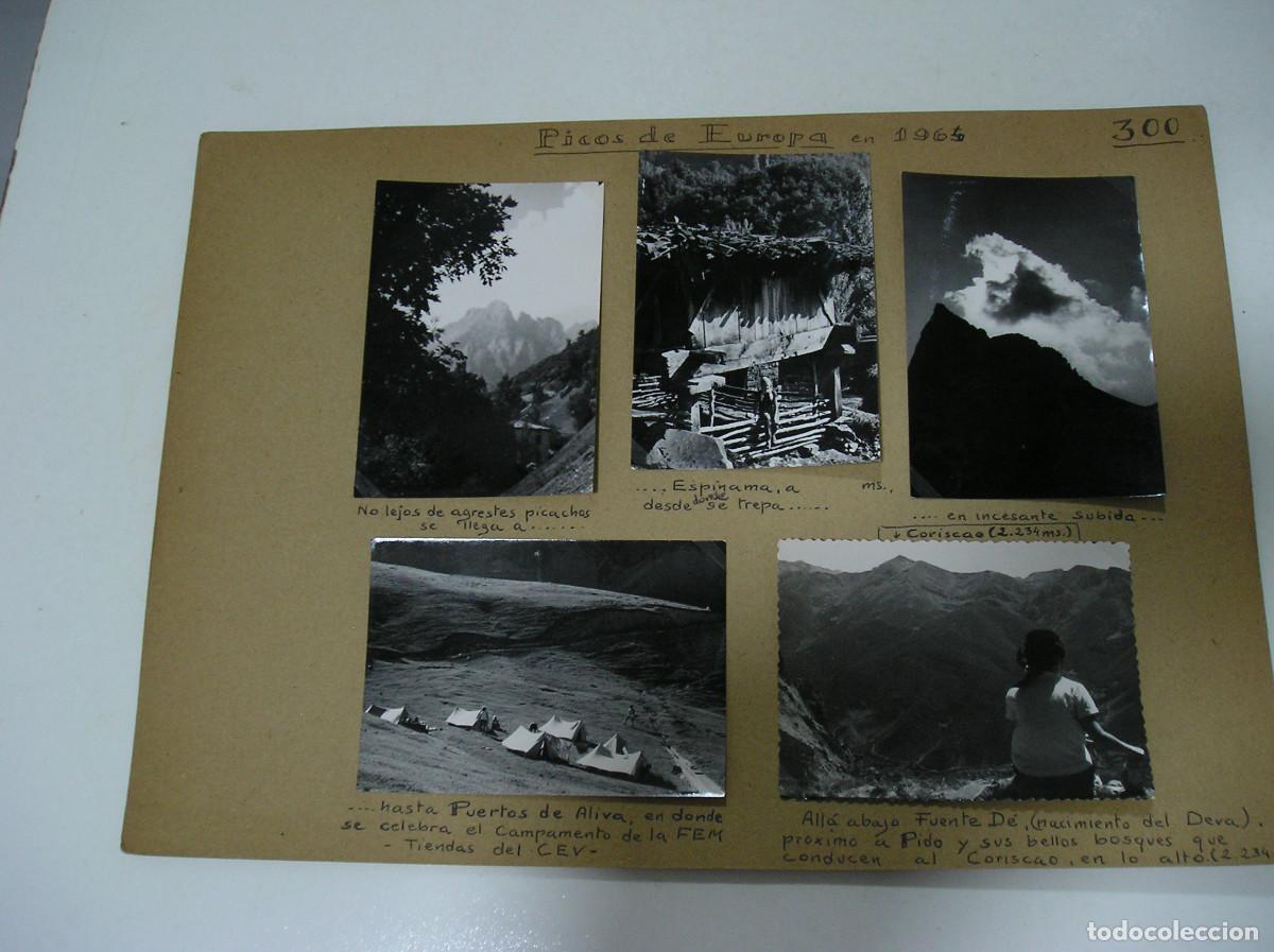 Fotograf&iacute;a antigua: FOTO FOTOGRAFIA PICOS DE EUROPA HOJA ALBUM MONTA&Ntilde;EROS - ALPININISTAS A&Ntilde;O 1964 FOTOS SUELTAS (26-9)