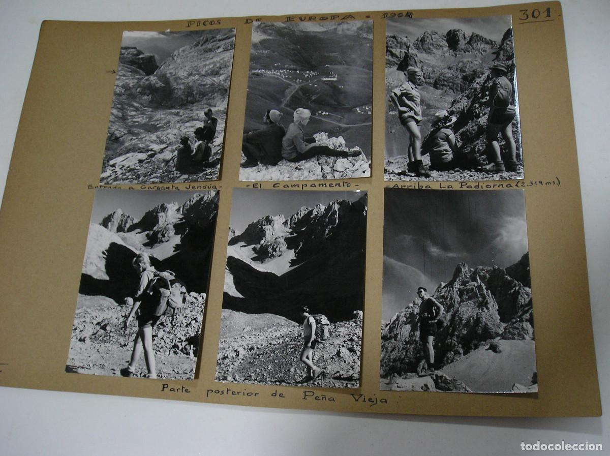 Fotograf&iacute;a antigua: FOTO FOTOGRAFIA PICOS DE EUROPA HOJA ALBUM MONTA&Ntilde;EROS - ALPININISTAS A&Ntilde;O 1964 FOTOS SUELTAS (26-9)