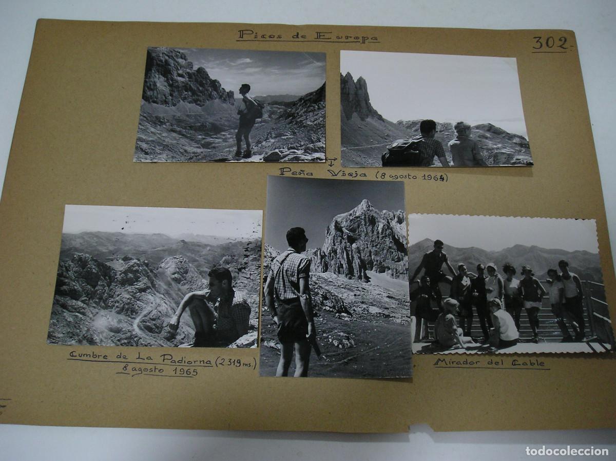 Fotograf&iacute;a antigua: FOTO FOTOGRAFIA PICOS DE EUROPA HOJA ALBUM MONTA&Ntilde;EROS ALPINISTAS A&Ntilde;O 1964 FOTOS SUELTAS (26-9)