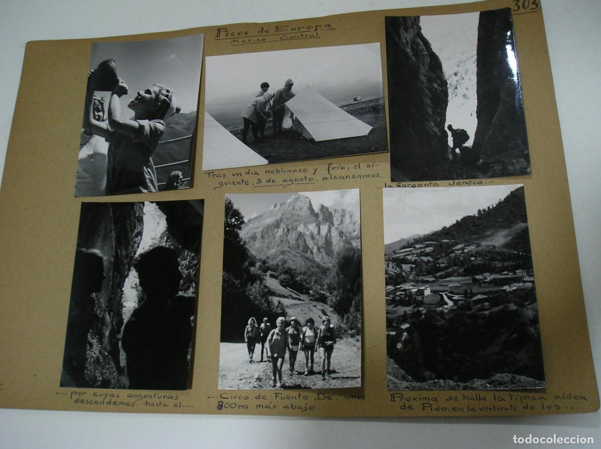 Fotograf&iacute;a antigua: FOTO FOTOGRAFIA PICOS DE EUROPA HOJA ALBUM MONTA&Ntilde;EROS ALPINISTAS A&Ntilde;O 1964 FOTOS SUELTAS (26-9)