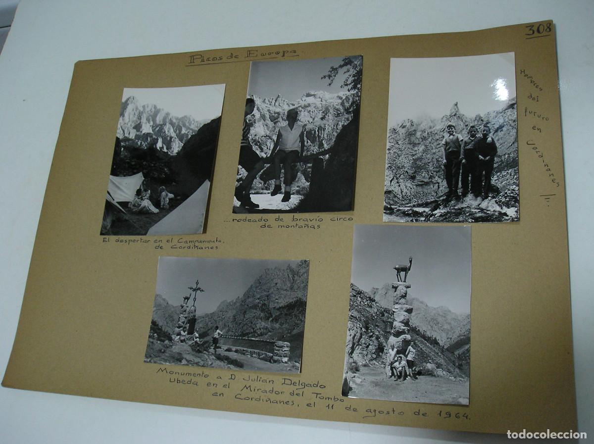 Fotografia antiga: FOTO FOTOGRAFIA PICOS DE EUROPA HOJA ALBUM MONTA&Ntilde;EROS ALPINISTAS A&Ntilde;O 1964 FOTOS SUELTAS (26-9)