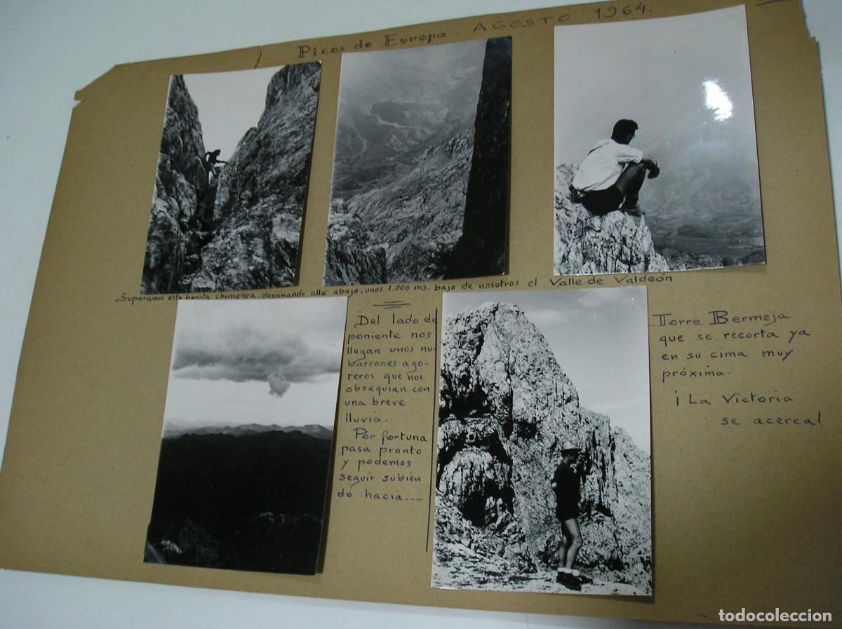 Fotografia antiga: FOTO FOTOGRAFIA PICOS DE EUROPA HOJA ALBUM MONTA&Ntilde;EROS ALPINISTAS A&Ntilde;O 1964 FOTOS SUELTAS (26-9)
