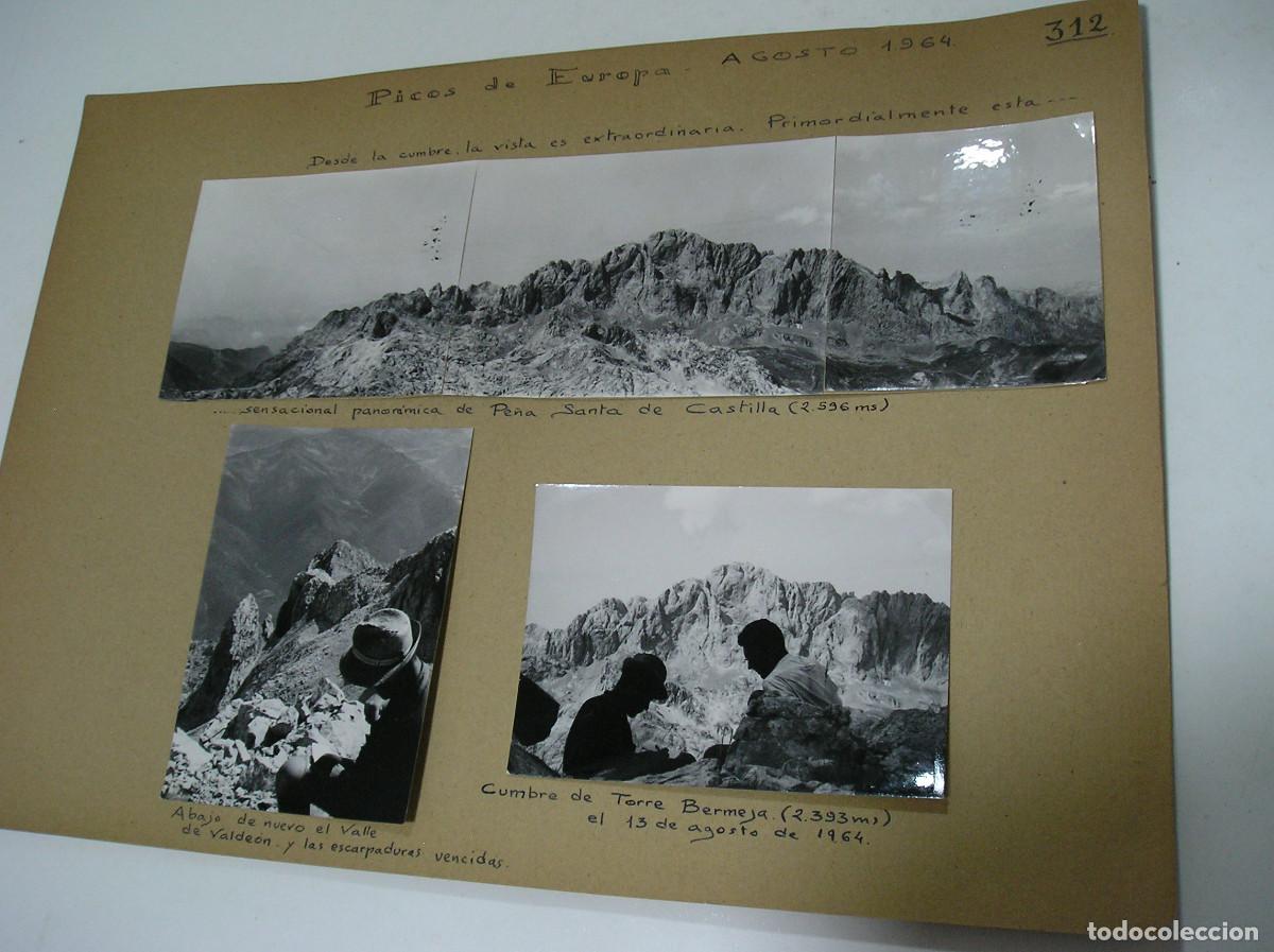 Fotografia antiga: FOTO FOTOGRAFIA PICOS DE EUROPA HOJA ALBUM MONTA&Ntilde;EROS ALPINISTAS A&Ntilde;O 1964 FOTOS SUELTAS (26-9)