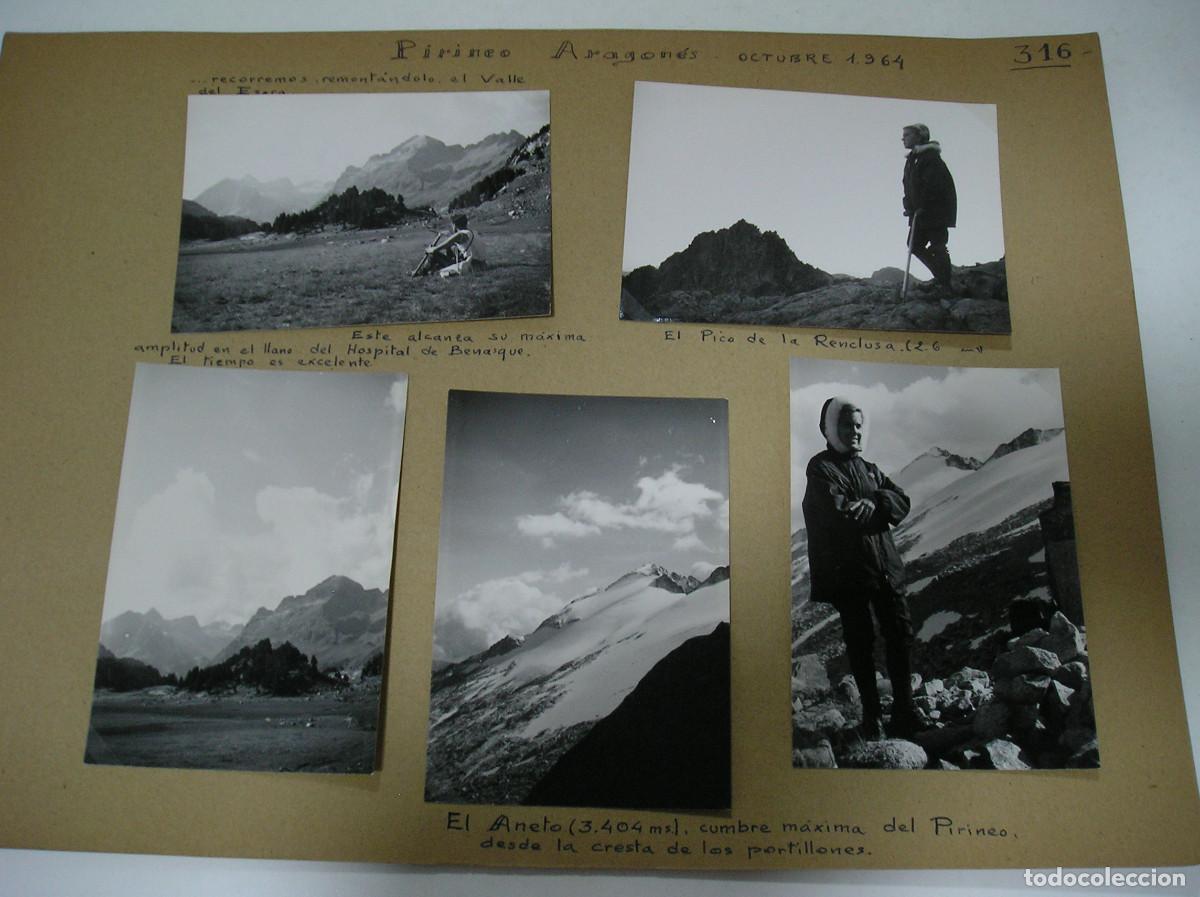 Fotografia antica: FOTO FOTOGRAFIA PIRINEO ARAGONES HOJA ALBUM MONTA&Ntilde;EROS ALPINISTAS A&Ntilde;O 1964 FOTOS SUELTAS (26-9)
