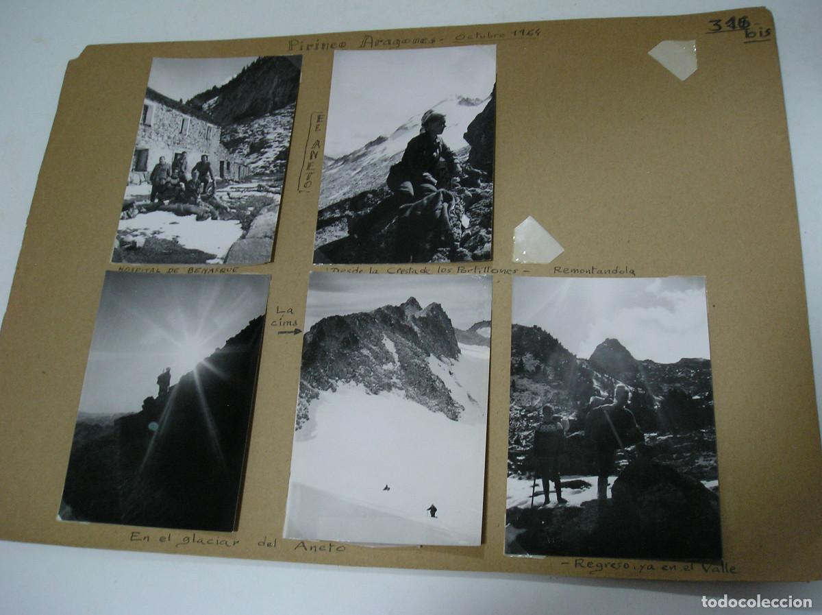 Fotografia antiga: FOTO FOTOGRAFIA PIRINEO ARAGONES HOJA ALBUM MONTA&Ntilde;EROS ALPINISTAS A&Ntilde;O 1964 FOTOS SUELTAS (26-9)