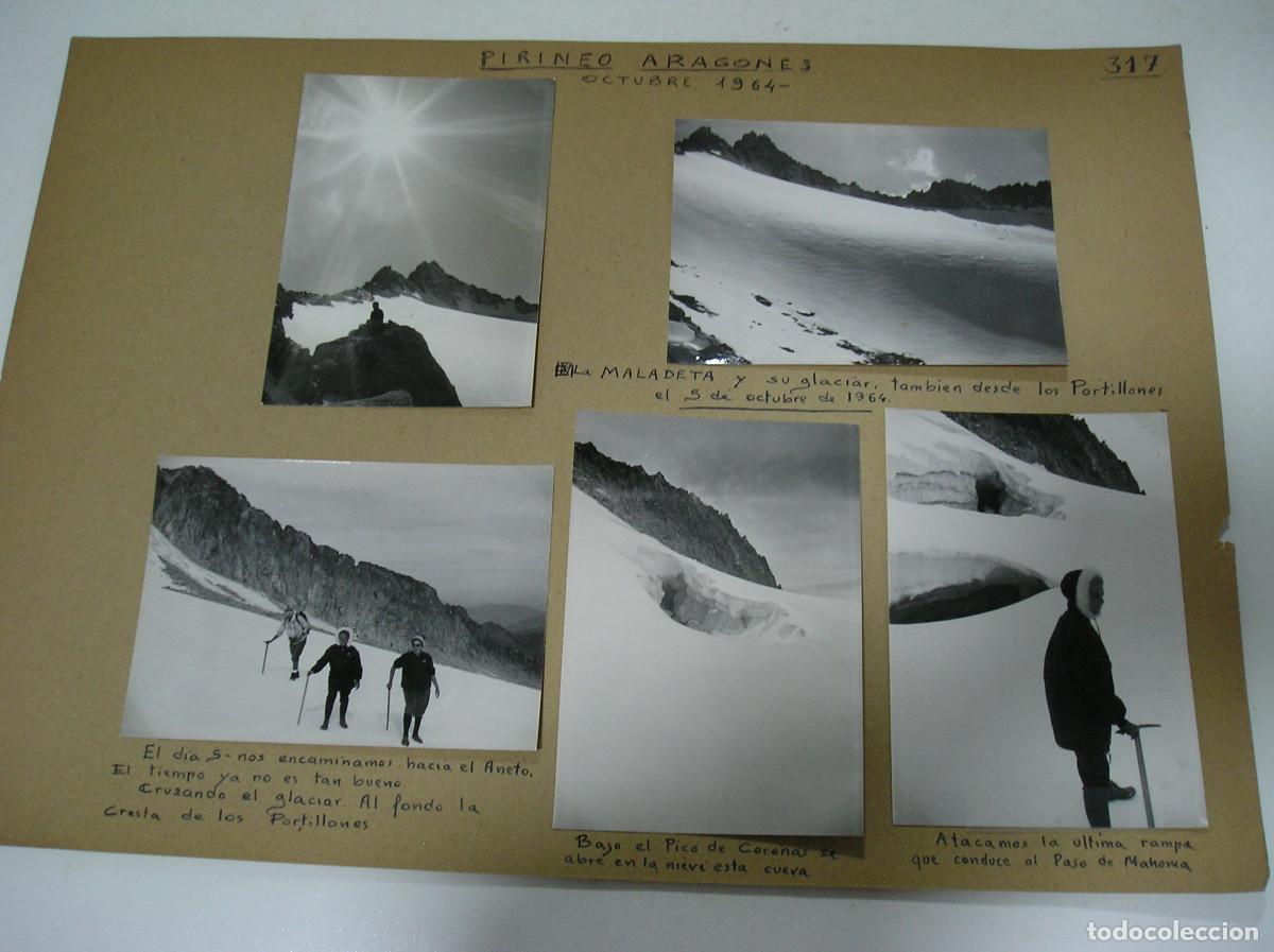 Fotografia antiga: FOTO FOTOGRAFIA PIRINEO ARAGONES HOJA ALBUM MONTA&Ntilde;EROS ALPINISTAS A&Ntilde;O 1964 FOTOS SUELTAS (26-9)