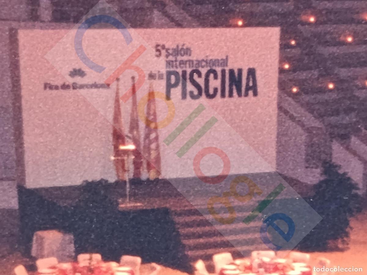 Fotograf&iacute;a antigua: Reportaje fotografico ORIGINAl cena en Sala Oval de MNAC 5 Salon Piscina Fira Barcelona