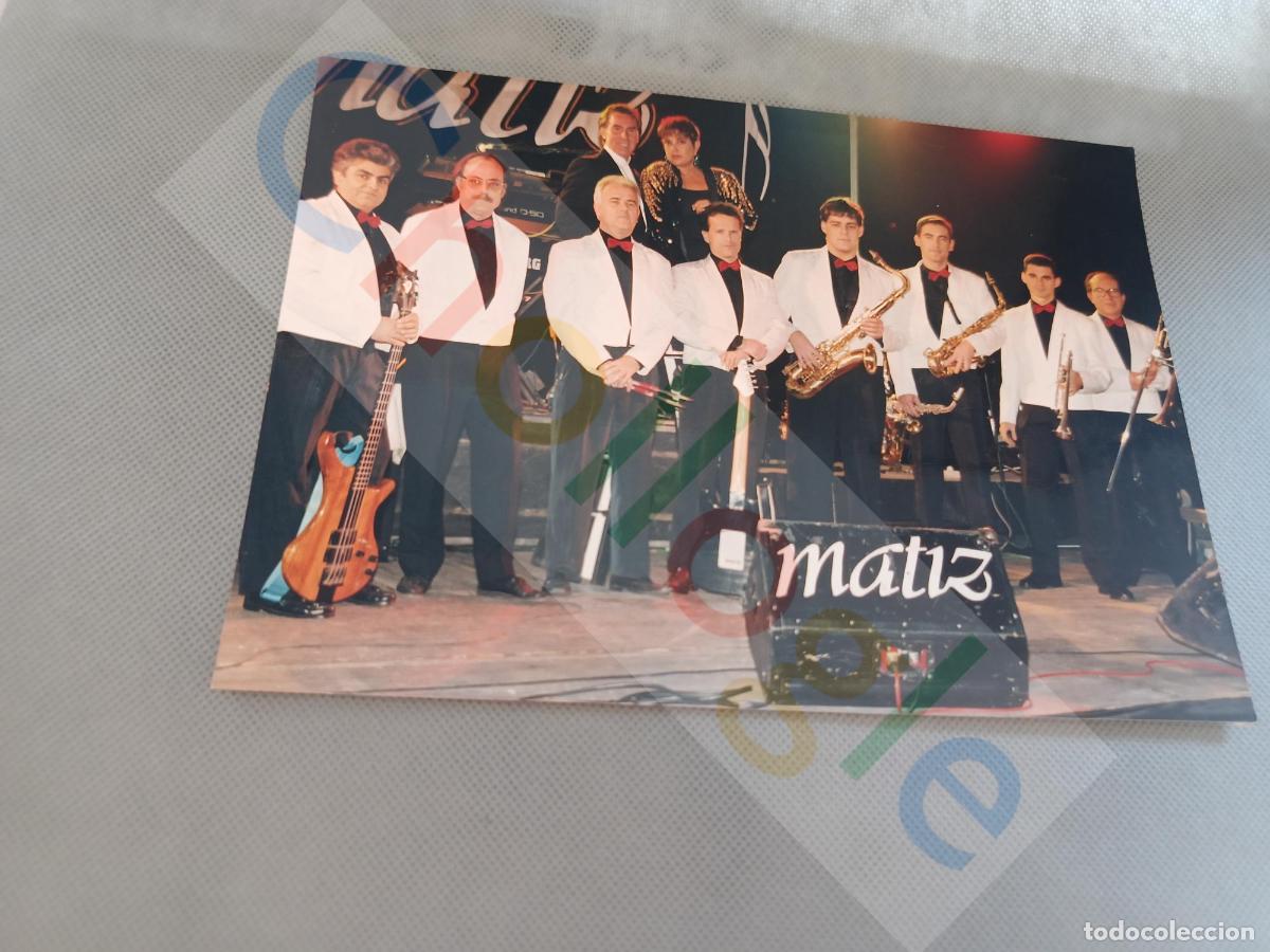 Fotograf&iacute;a antigua: fotografia original 21 x 15 aprox orquesta matiz