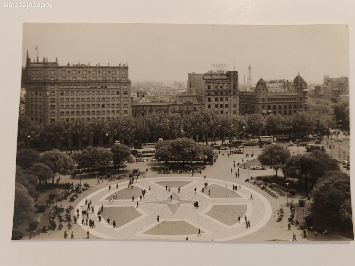 Antique Photography: BARCELONA -PLA&Ccedil;A CATALUNYA-FOTO RUIZ MANENT- FOTOGRAFIA DE PRENSA O EDITORIAL -(K-16.063- 5 )