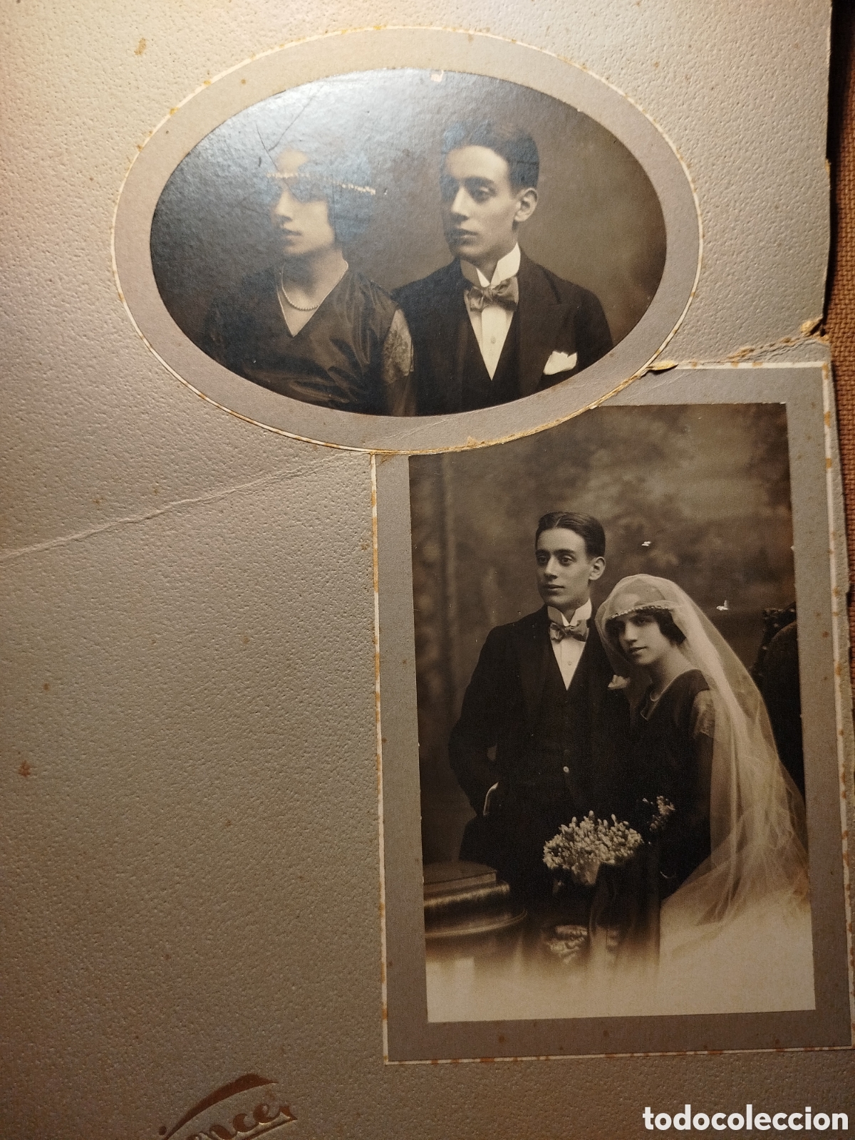 Fotograf&iacute;a antigua: Fotografia antigua retrato de pareja