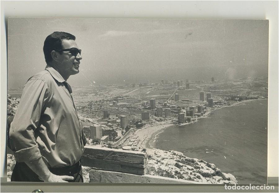 Fotograf&iacute;a antigua: VISTA DE LA ALBUFERETA Y EL CABO DE LAS HUERTAS DE ALICANTE DESDE LA SIERRA GROSSA