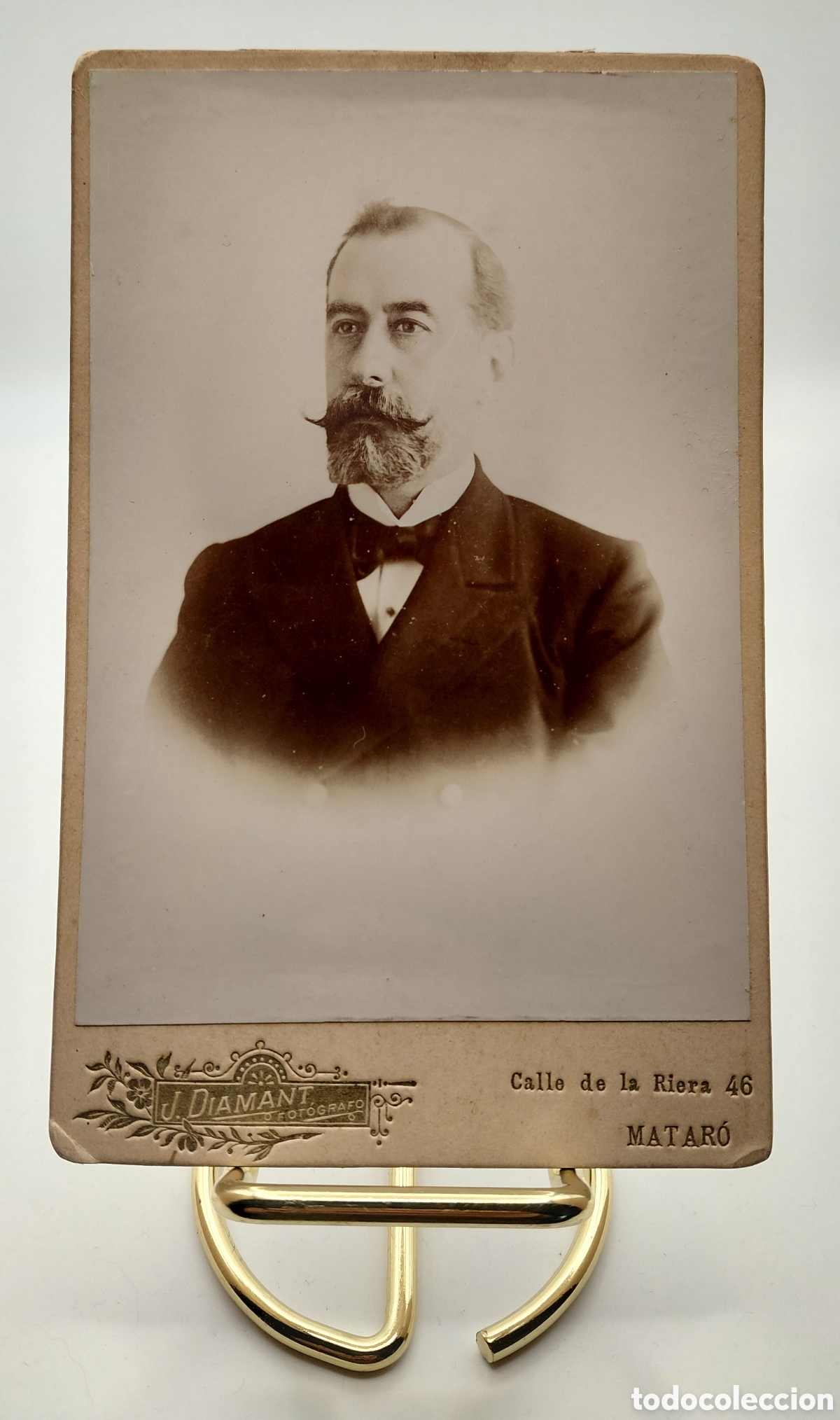 Fotograf&iacute;a antigua: FOTOGRAFIA J. DIAMANT / MATAR&Oacute; / MEDIDAS 10.5 X 16.5