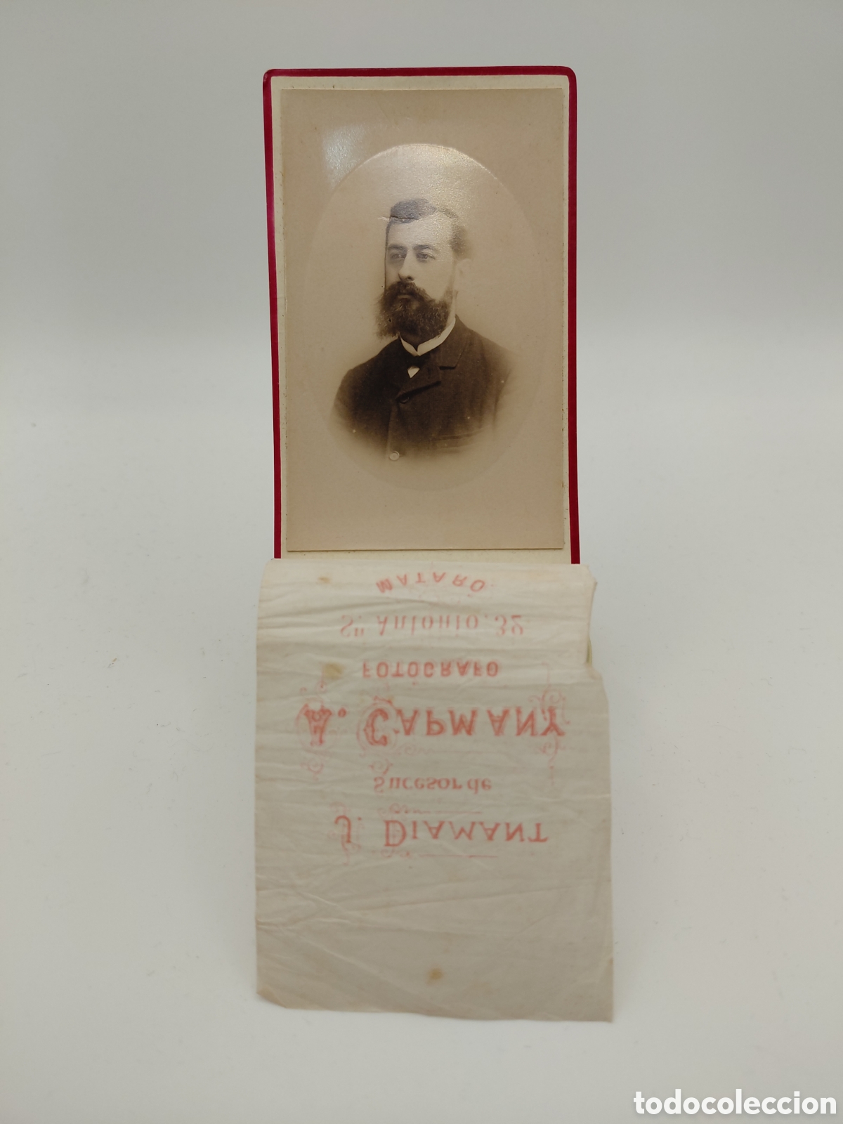 Fotograf&iacute;a antigua: FOTOGRAFIA J. DIAMANT SUCESOR DE A. CAPMANY / MATAR&Oacute; / MEDIDAS 6.5 X 10.5