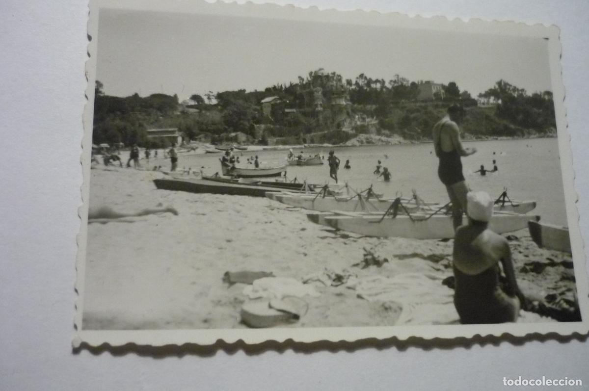 Fotograf&iacute;a antigua: foto peque&ntilde;a costa brava playa s&acute;agaro cm