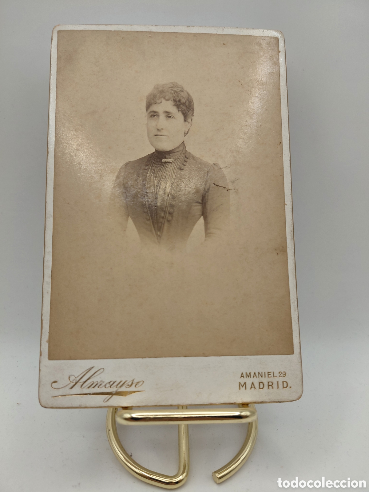 Fotograf&iacute;a antigua: FOTOGRAFIA ALMAYSO , MADRID / MEDIDAS 10.5 X 16.5