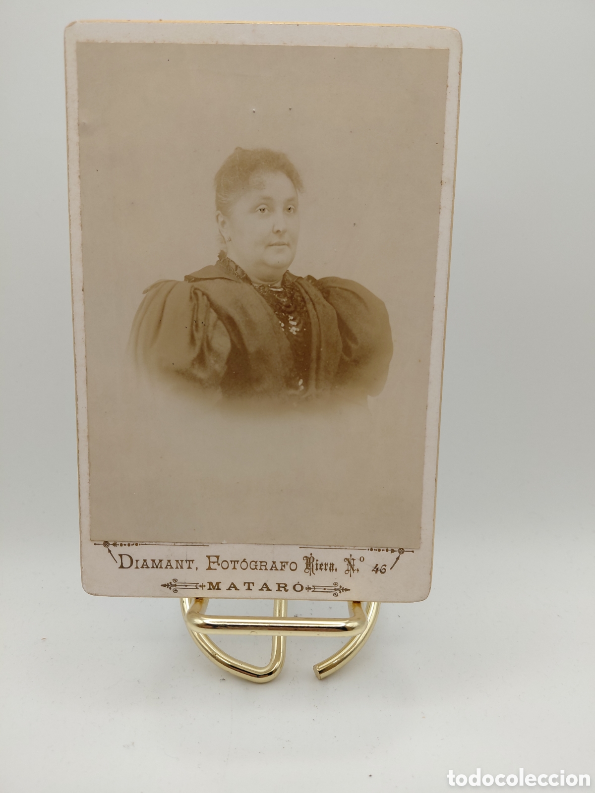 Fotograf&iacute;a antigua: FOTOGRAFO DIAMANT , MATARO / MEDIDAS 10.5 X 16